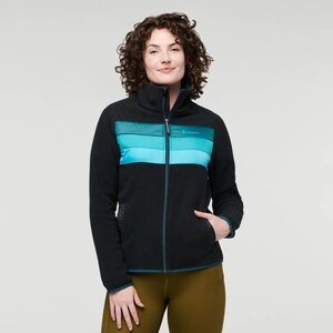 Cotopaxi Women's Teca Full-Zip Fleece Jacket in Blue/Black, Size Medium